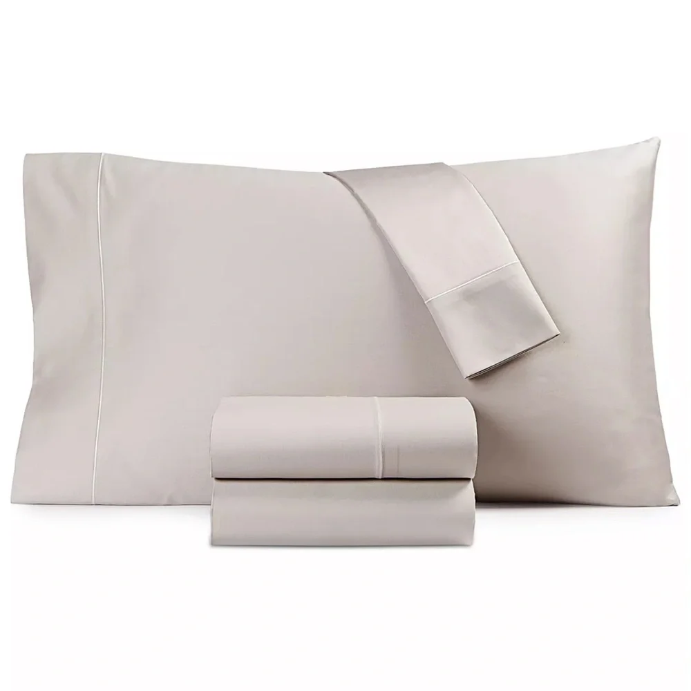 🧡 Hotel Collection 525 Thread Count Egyptian Cotton 4-Pc. Sheet Set Queen Grey